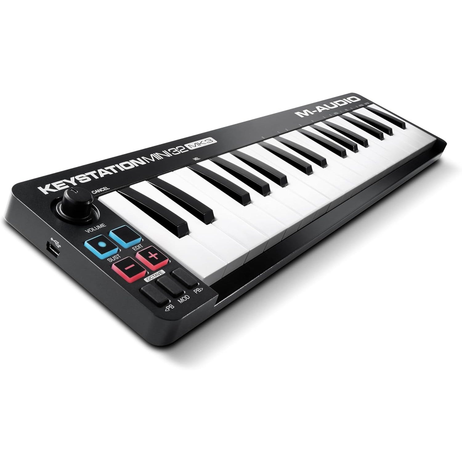 M-Audio Keystation Mini 32-Key USB MIDI Controller – Portable Power